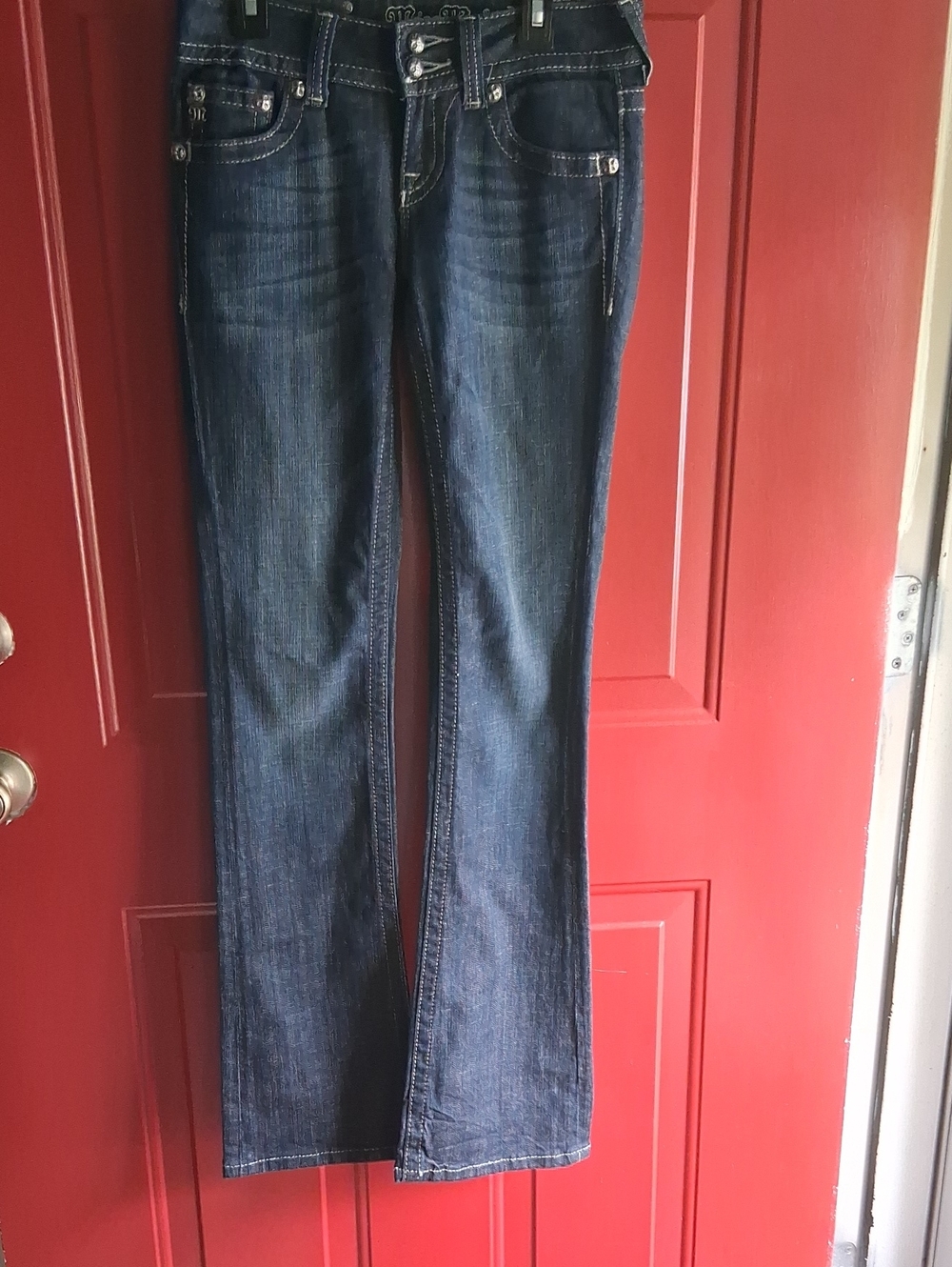 Miss Me Dark Blue Flare Jeans